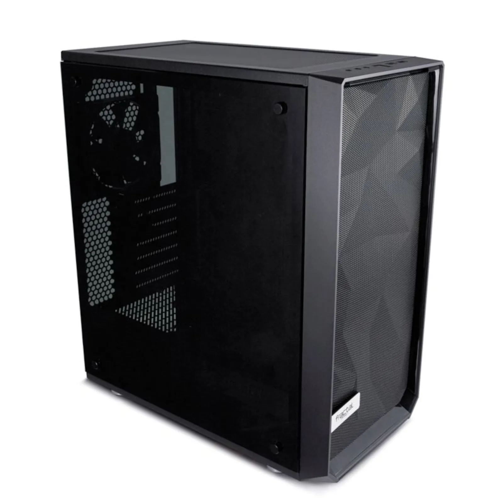 170804083631900701900096T Fractal Design Meshify C ATX Gaming Gehäuse mit TG Seitenfenster, schallgedämmt - Slika 1
