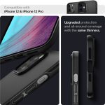 Spigen Thin Fit, zaštitna maska za telefon, crna - iPhone 12/Pro - Slika 3