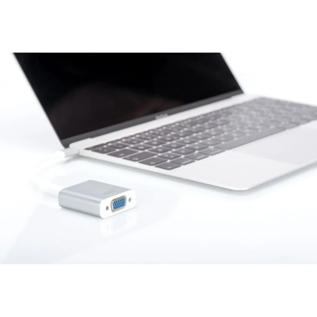 DIGITUS USB 3.0 Adapter 0,2m Typ-C zu VGA Grafik 1080p St./Bu. weiß - Slika 3