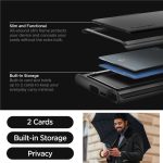 Spigen Slim Armor CS, black zaštitna maska za telefon - Samsung Galaxy S24 Ultra (ACS07306) - Slika 4