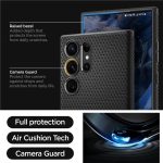 Spigen Liquid Air, zaštitna maska za telefon, crna - Samsung Galaxy S23 Ultra - Slika 3