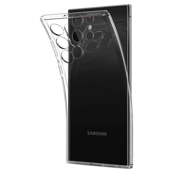 Spigen Liquid Crystal, zaštitna maska za telefon, prozirna - Samsung Galaxy S22 Ultra