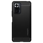 Spigen Rugged Armor, zaštitna maska za telefon, crna - Xiaomi Redmi Note 10 Pro/Max