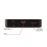 Verbatim Powerbank 10000mAH Charge 'n' Go Essentials 20W USB-C i 15W magnetsko bežično punjenje, crni - Slika 2