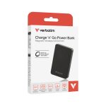 Verbatim Powerbank 10000mAH Charge 'n' Go Essentials 20W USB-C i 15W magnetsko bežično punjenje, crni - Slika 4