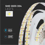 LED traka 5m, SMD 2835, 60LED/m, 17W, 12V, 3000K, IP20 - Slika 2