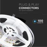 LED traka 5m, SMD 2835, 60LED/m, 17W, 12V, 3000K, IP20 - Slika 4