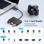 UGREEN 4-portni USB-C/A HUB 2xUSB-A, 1xSD, 1xTF, sivi - Slika 2