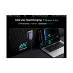 UGREEN Nexode Pro Ultra-Slim zidni punjač 65W, 2x USB-C, USB-A, GaNInfinity, sivi