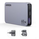 UGREEN Nexode Pro Ultra-Slim zidni punjač 65W, 2x USB-C, USB-A, GaNInfinity, sivi - Slika 3