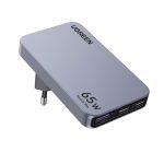 UGREEN Nexode Pro Ultra-Slim zidni punjač 65W, 2x USB-C, USB-A, GaNInfinity, sivi - Slika 4
