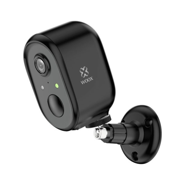 WOOX WiFi Smart vanjska kamera, Full HD 1080P, microSD(max. 128GB), baterije 5000mAh, IP65 vodootporna, Alexa & Google Assistant, WooxHome app (R4260)