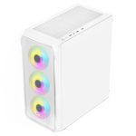 Bit Force SWAN ARGB-4 Gaming Midi Tower ATX kućište bez napajanja, bijelo - Slika 4