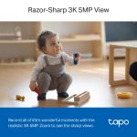 TP-Link Tapo C230 AI kamera 3K 5MP, H.264, 360°/114° Pan/Tilt, Advanced Night Vision, microSD, dvosmjerni audio, AI detekcija pokreta, Wi-Fi, Tapo app - Slika 3