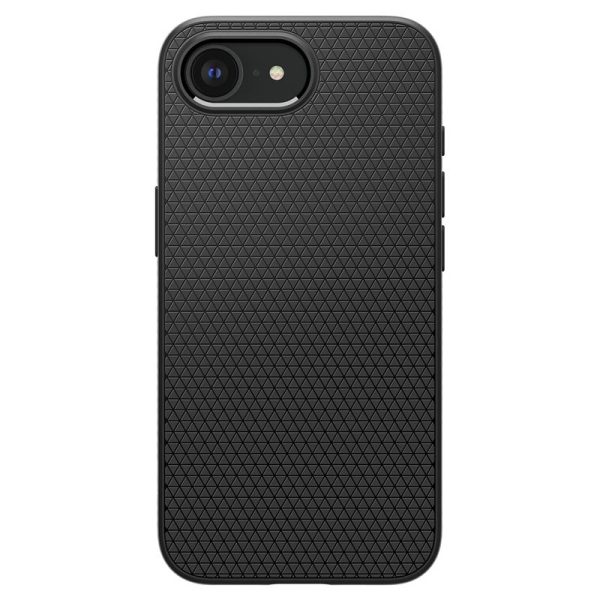 Spigen Liquid Air, zaštitna maska za telefon, mat crna - iPhone 16e (ACS09161)