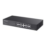 Mercusys 16-Port Gigabit Desktop preklopnik (Switch) 16×10/100/1000Mbps, Plug & Play, Auto-Negotiation, Auto-MDI/MDIX, metalno kučište