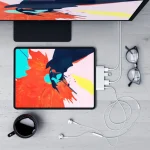 Satechi Aluminum Type-C Mobile Pro Hub für iPad Pro Silber - Slika 3