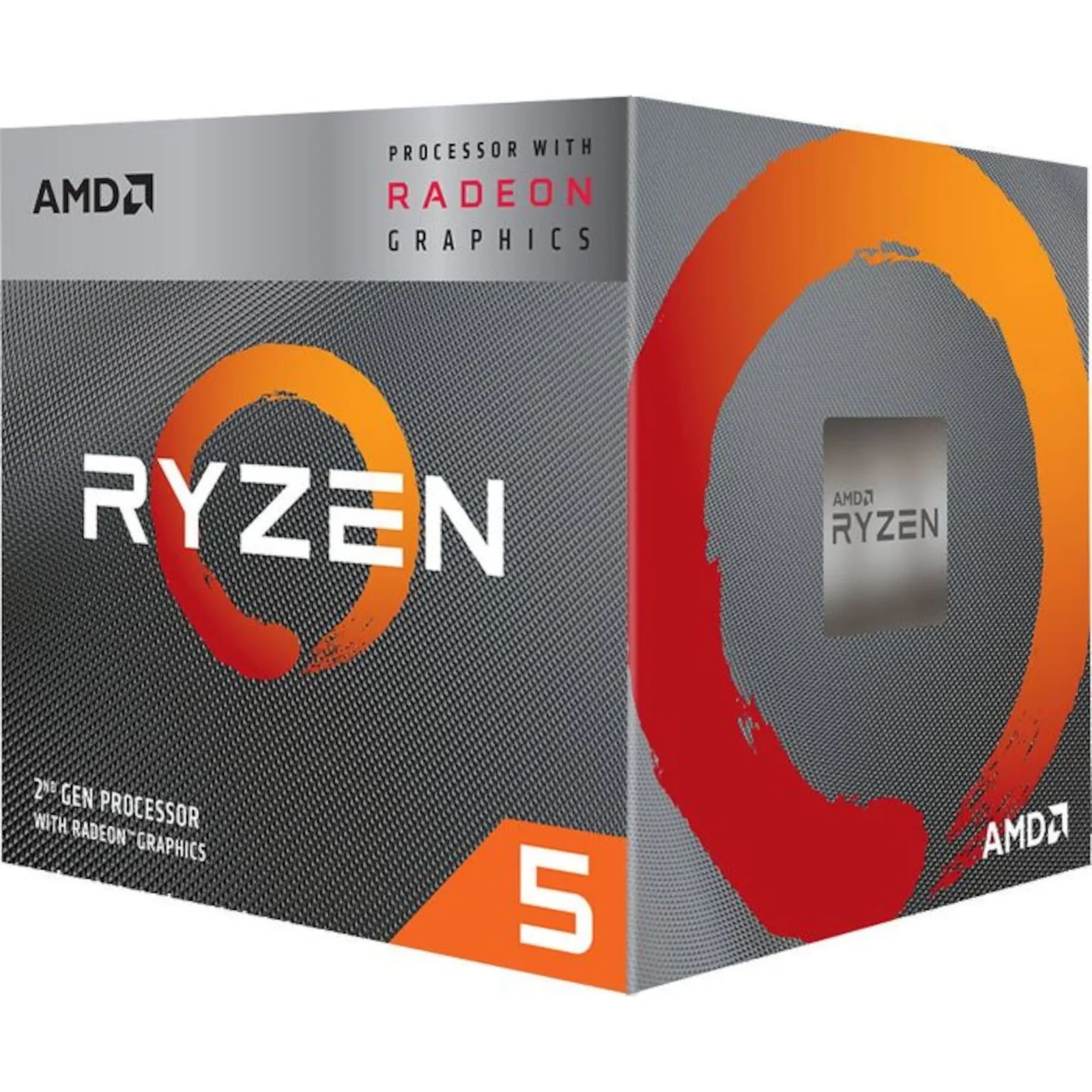 190708073706200601900002D AMD Ryzen 5 3400G (4x 3,7 GHz) 6MB Sockel AM4 CPU BOX (Wraith Stealth Kühler) - Slika 1