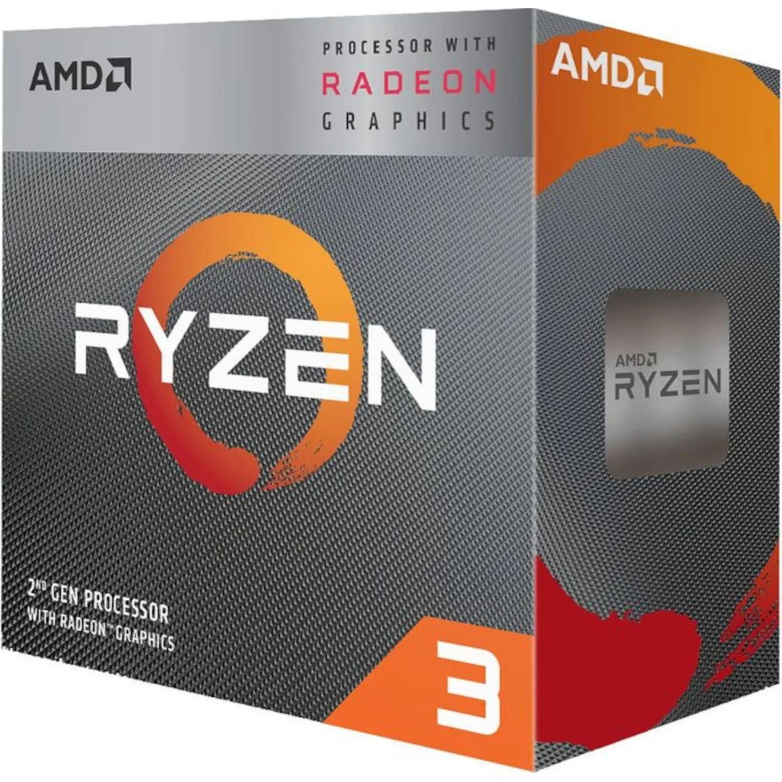 190708074004000601900003C AMD Ryzen 3 3200G (4x 3,6 GHz) 6MB Sockel AM4 CPU BOX (Wraith Stealth Kühler) - Slika 1