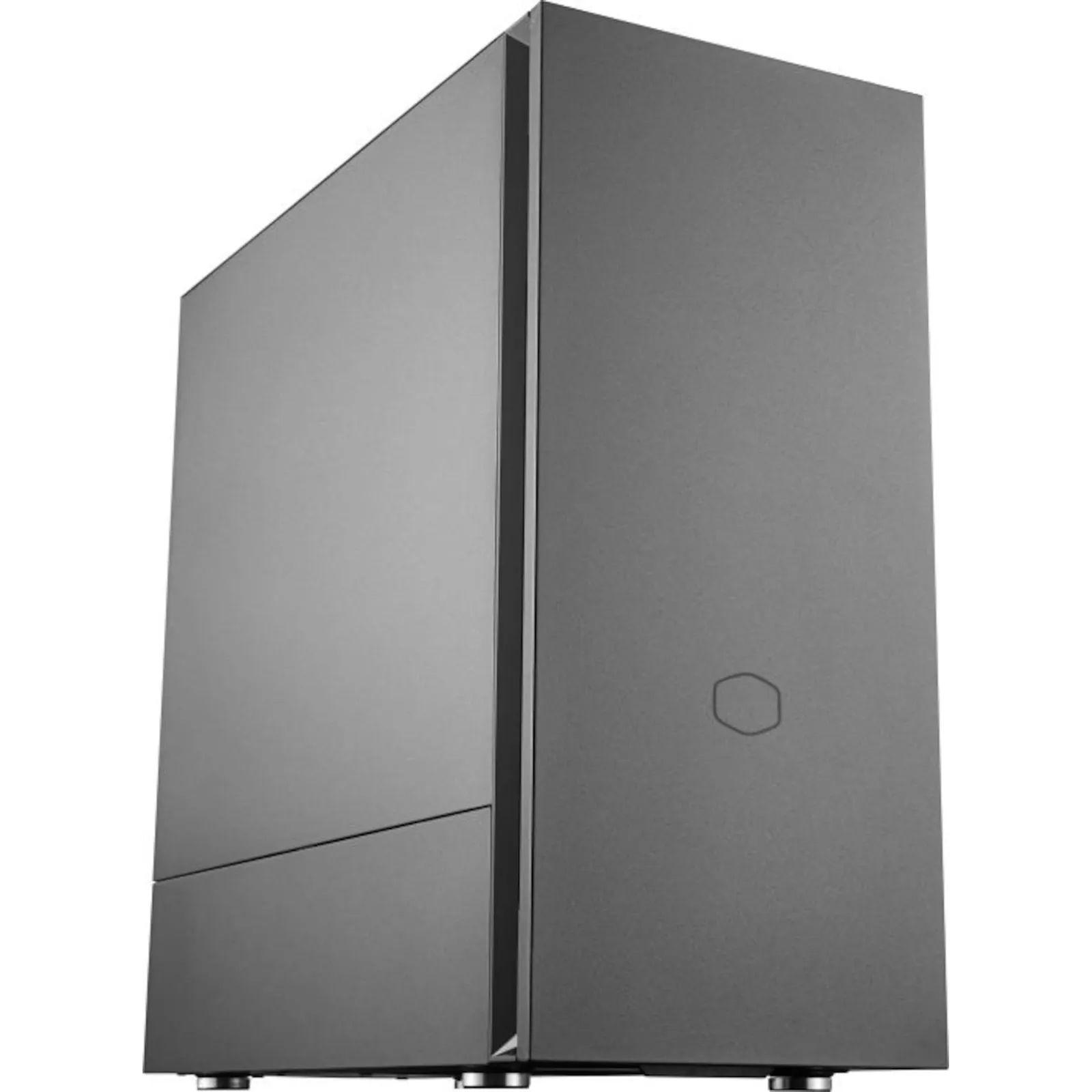190722121728400701900003Y Cooler Master Silencio S600 Midi Tower ATX Gehäuse Schwarz, schallgedämmt - Slika 1