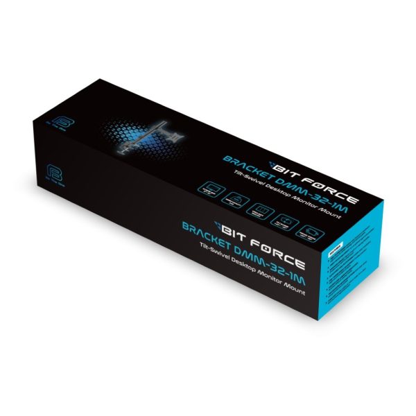 BIT FORCE nagibno-okretni stolni nosač za monitor BRACKET DMM-32-1M