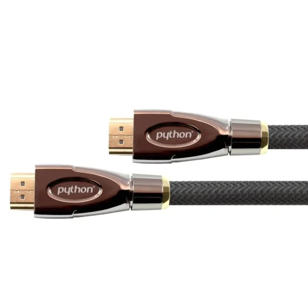 PYTHON HDMI 2.0 Kabel 1m Ethernet 4K*2K UHD vergoldet OFC schwarz
