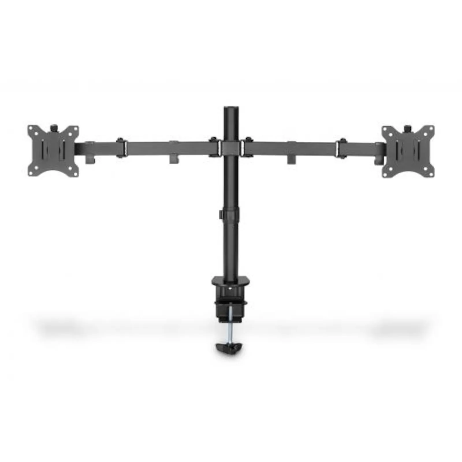 201102155704200601900055H DIGITUS Dual Monitor Klemm-Halterung 15-32" 2x 8 kg (max.) schwarz - Slika 1