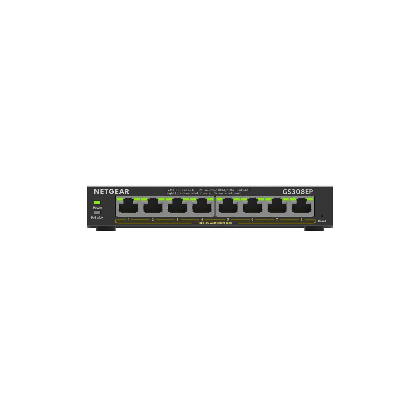 201125132620800301900061D Netgear GS308EP 8 Port Gigabit PoE+ Smart Managed Plus Switch - Slika 1