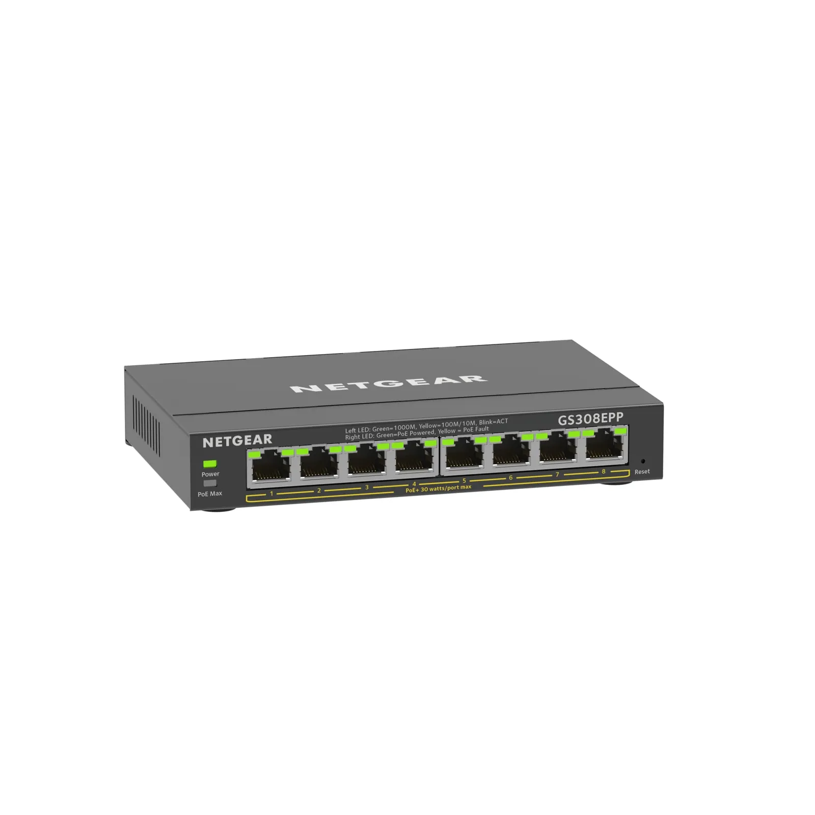 201125135009400301900060P Netgear GS308EPP 8 Port Gigabit PoE+ Smart Managed Plus Switch - Slika 1