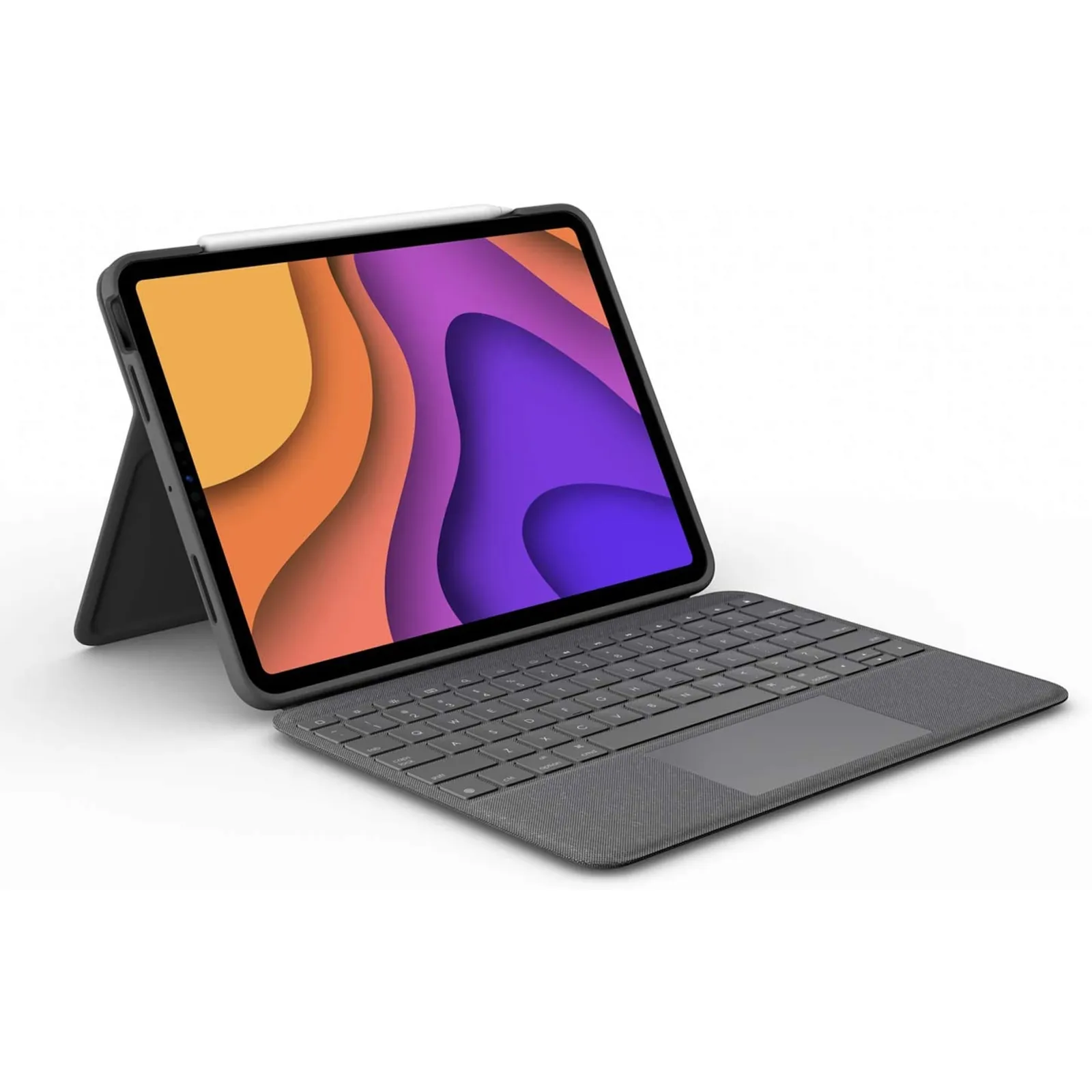 201126211657800301900041Q Logitech Folio Touch Tastatur-Case mit Trackpad für iPad Air (4./5.Gen) & iPad Air 11" M2 Gen. (2024) - Slika 1
