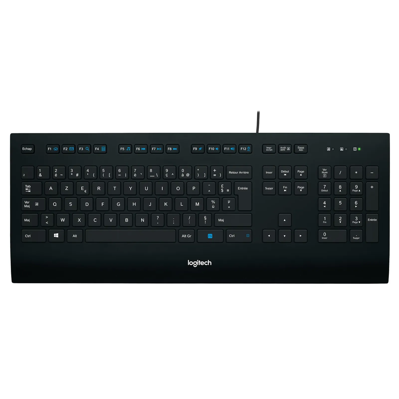210308154643200301900002Q Logitech K280e Kabelgebundene Tastatur Schwarz - Slika 1