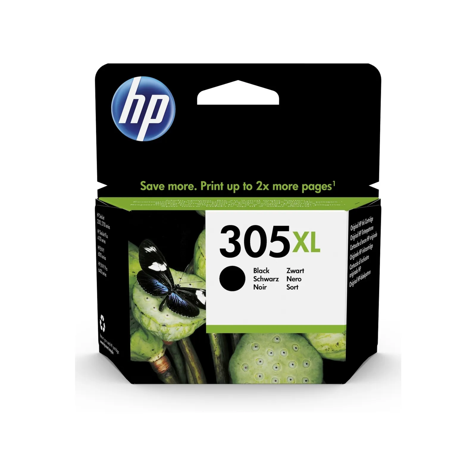 210507115747300301900055J HP Original 305XL Druckerpatrone Schwarz (3YM62AE) Instant Ink - Slika 1