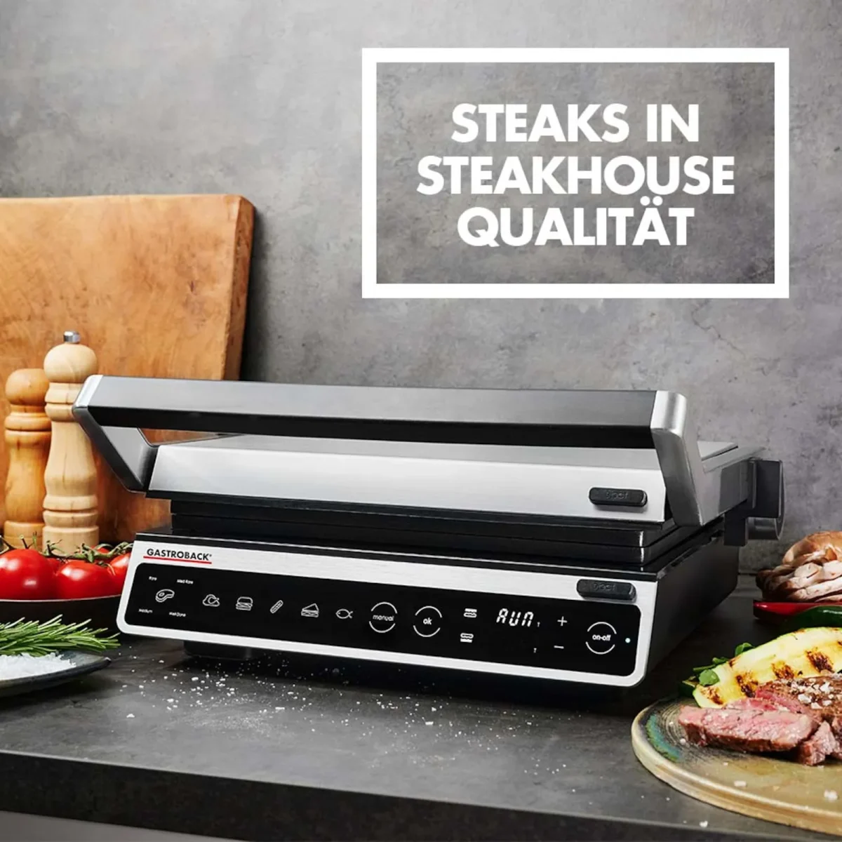 Gastroback 42542 Design BBQ Advanced Smart Kontaktgrill 2.000W - Slika 3
