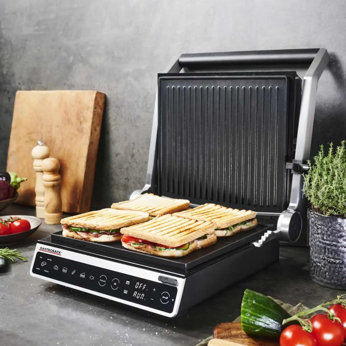 Gastroback 42542 Design BBQ Advanced Smart Kontaktgrill 2.000W - Slika 5
