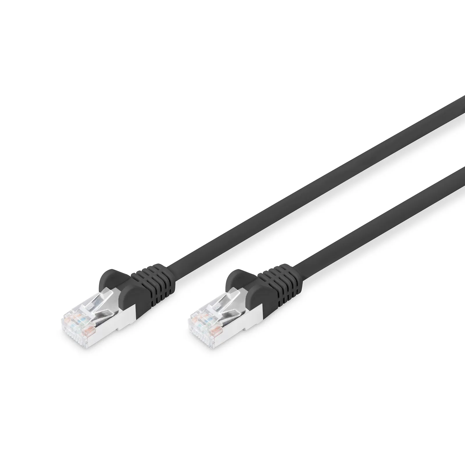 210902094452900601900050G DIGITUS DB-160144-100-S Patchkabel, CAT6, RJ45 St/St, 10.0m schwarz - Slika 1