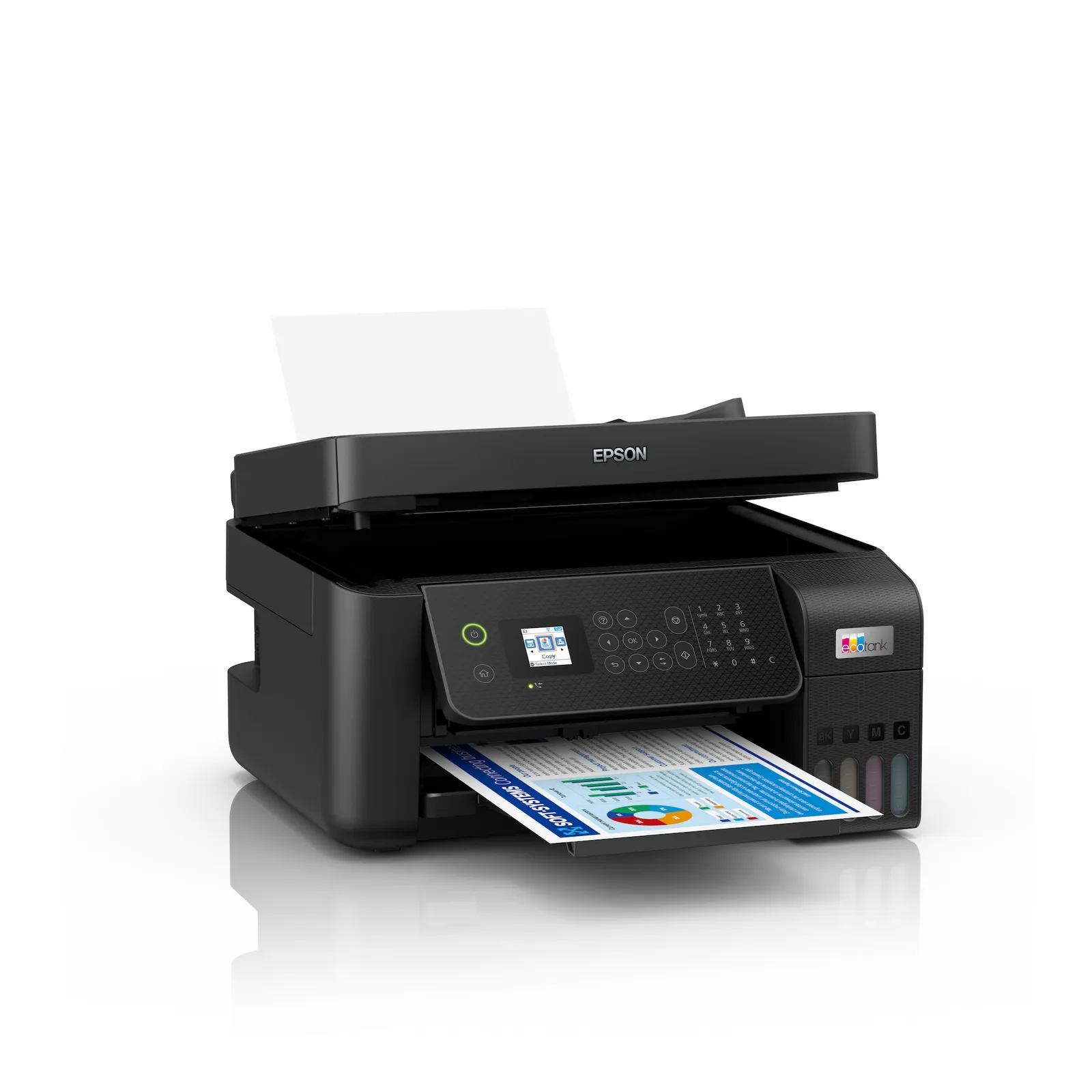 211105111558600301900111T EPSON EcoTank ET-4800 Multifunktionsdrucker Scanner Kopierer Fax LAN WLAN 50€ Cashback - Slika 1