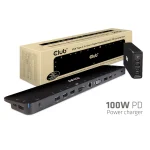 Club 3D USB Gen1 Typ-C Triple Display Dynamic PD Charging Dock m. 100 Watt - Slika 2