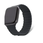 Decoded magnetisches Silikonarmband LITE Schwarz 38-40mm - Slika 3