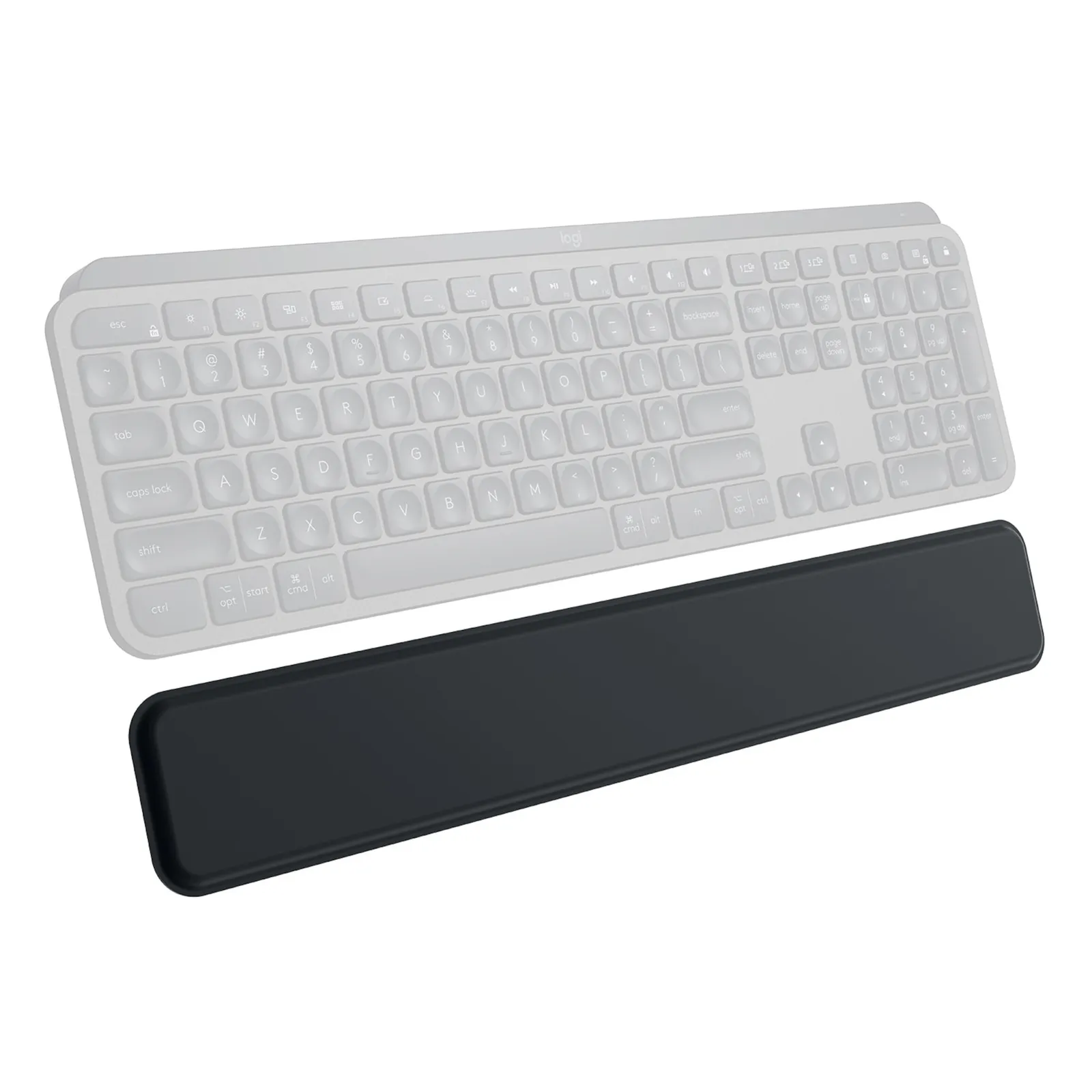 220316132134500601900002S Logitech MX Palm Rest (Handballenauflage) für MX Keys Tastatur - Slika 1