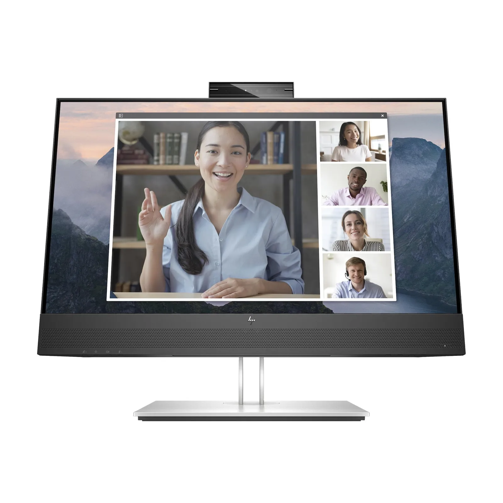 220322141306500601900090A HP E24mv G4 60,45cm (23.8) FHD IPS Monitor mit Webcam 16:9 HDMI/DP/VGA/USB Pivot - Slika 1