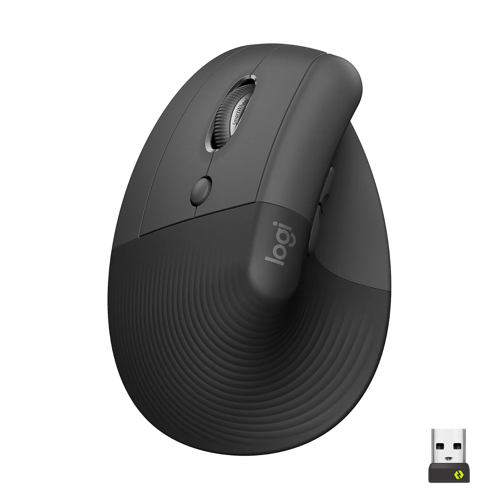 220328113837700301900118U Logitech Lift Vertical Graphite - Ergonomische Kabellose Maus (Linkshänder) - Slika 1