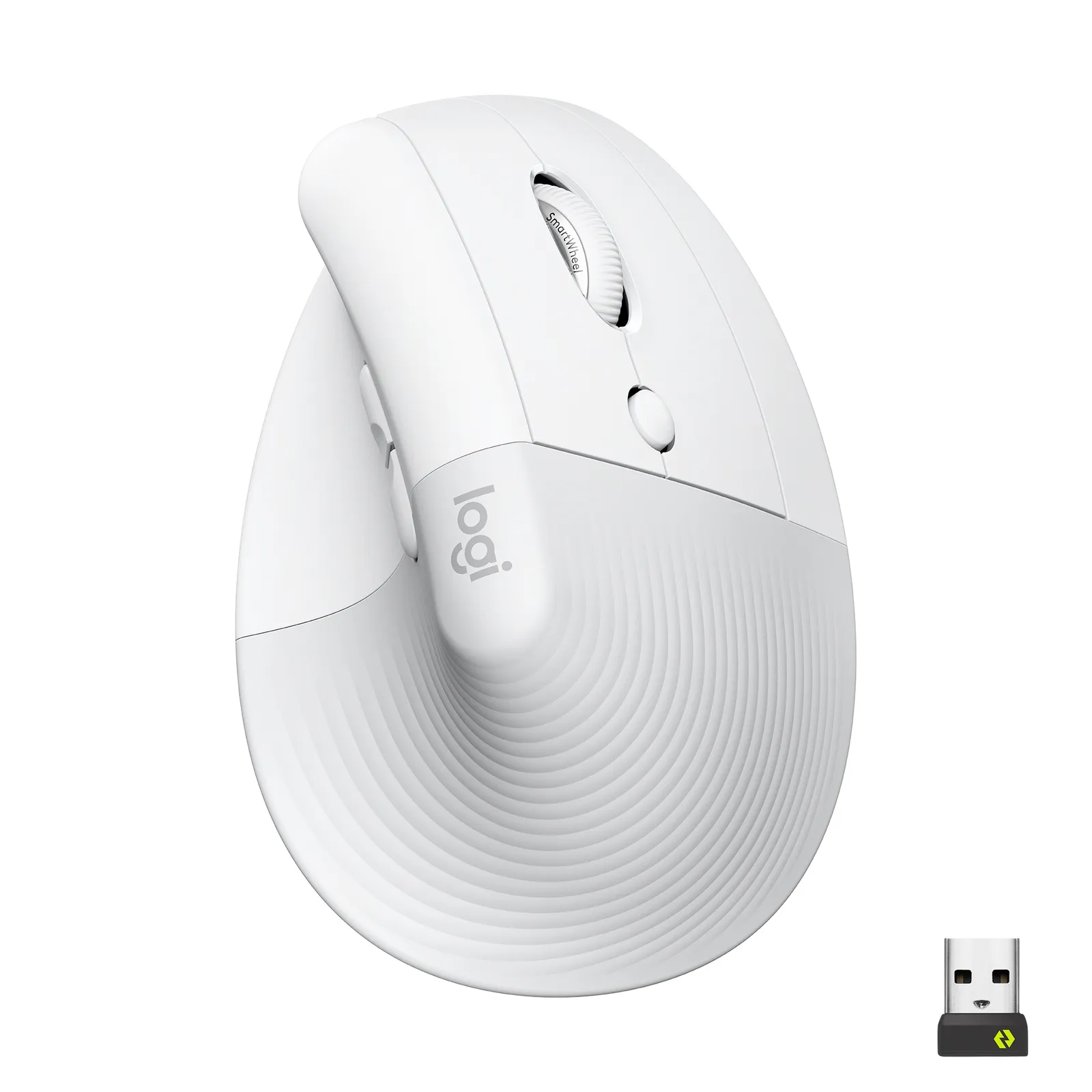 220328114252100301900043N Logitech Lift Vertical Offwhite - Ergonomische Kabellose Maus - Slika 1