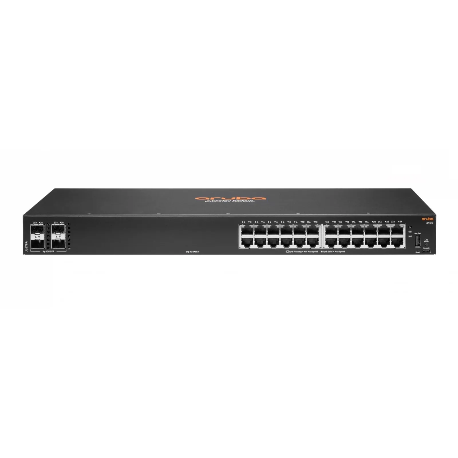220617113014700301900049Q HPE Aruba 6100 24G 4SFP+ Switch managed - Slika 1