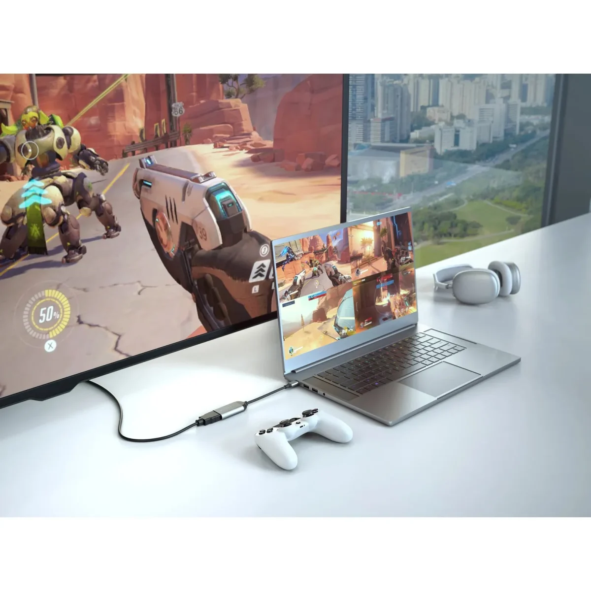 Hyper Drive USB-C auf 8K 60Hz / 4K 144Hz HDMI Adapter - Slika 2