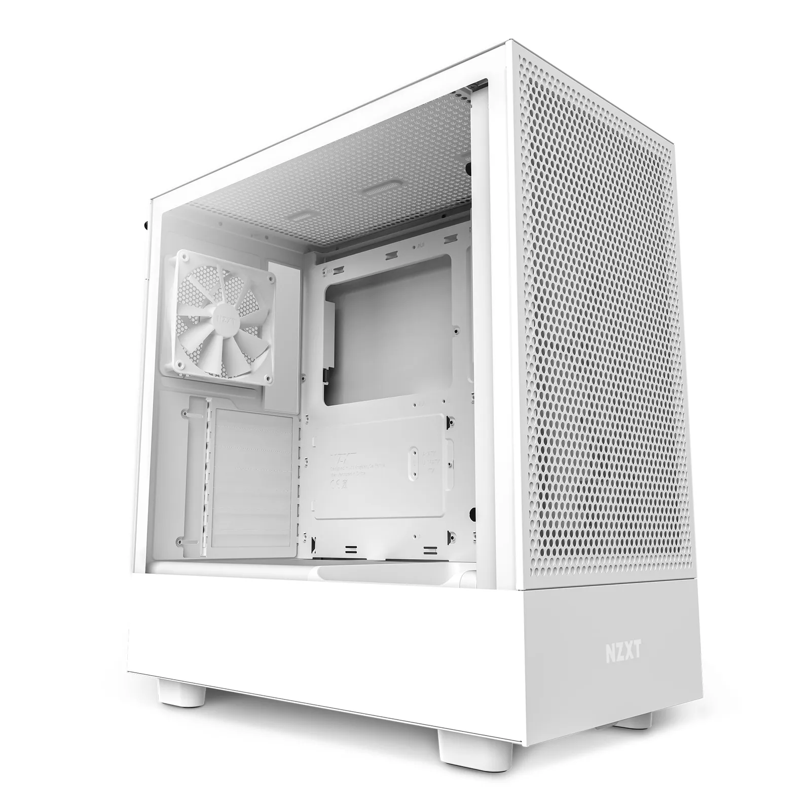 221024174944201001900128T NZXT H5 Flow Midi Tower ATX Gehäuse weiss mit Sichtfenster - Slika 1