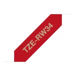 Brother TZe-RW34 P-touch textiles Schriftband gold auf weinrot 12mm x 4m - Slika 4