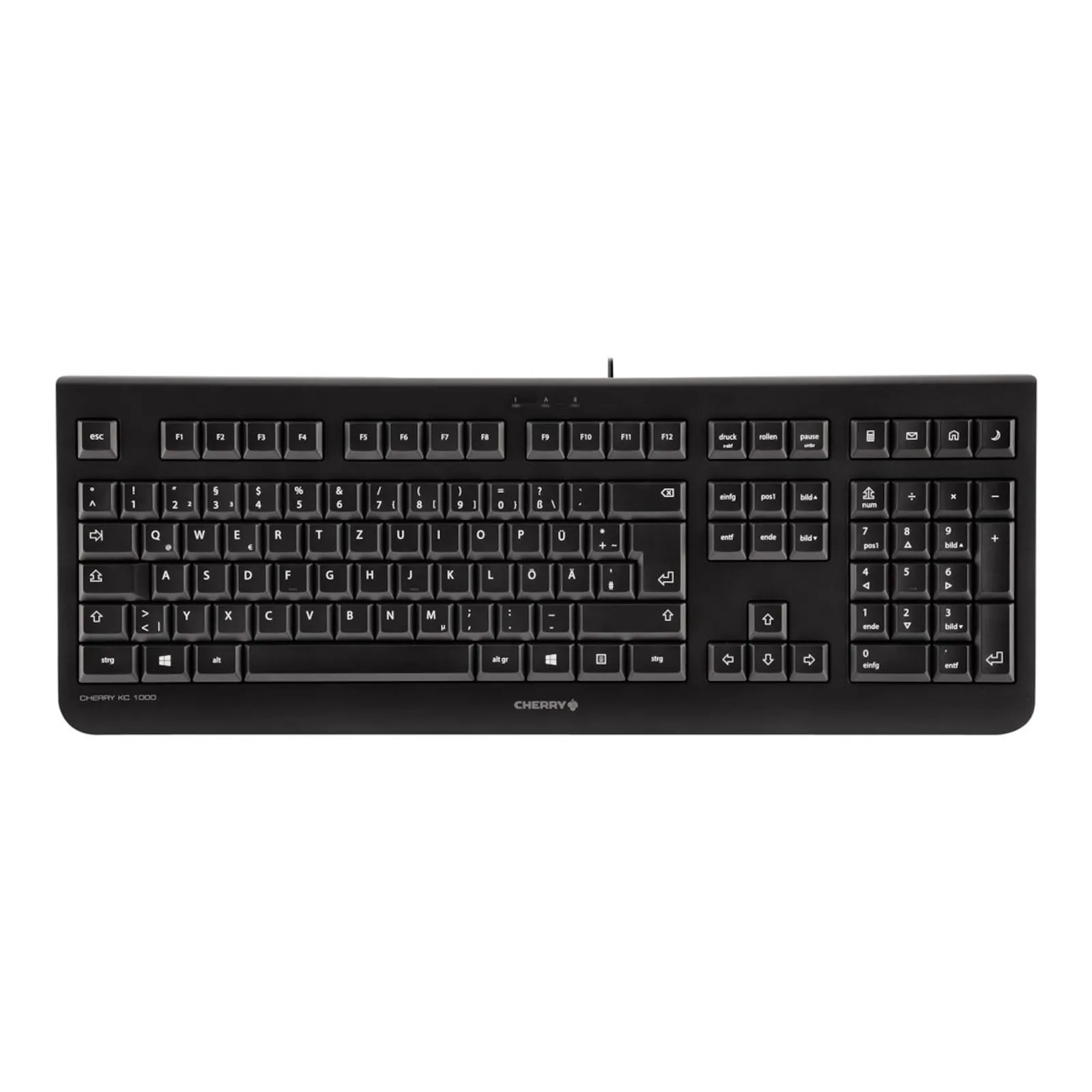 221202120535200501900059H Cherry KC 1000 Keyboard FR Layout USB schwarz - Slika 1