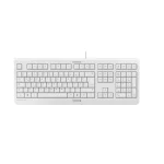 Cherry KC 1000 Keyboard US Layout mit Euro Symbol USB weiß-grau