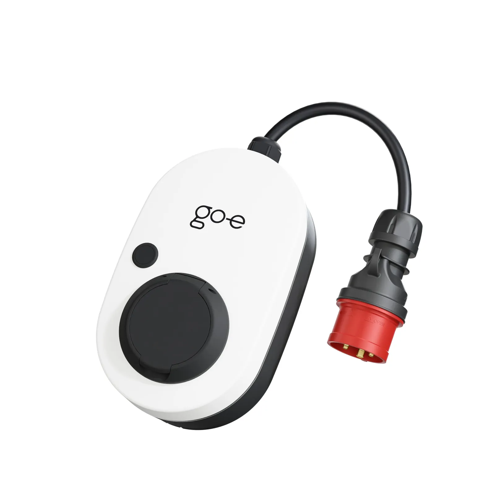 221219113802000301900076P go-e Charger Gemini flex Wallbox, 11kW, 16A CEE rot Stecker, weiß - Slika 1
