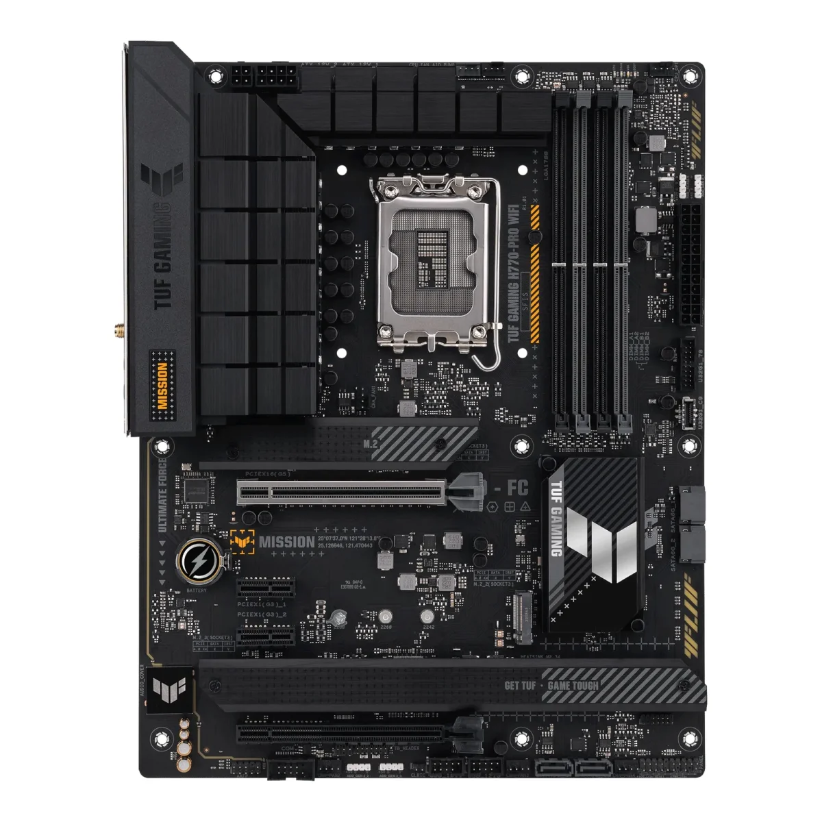 ASUS TUF Gaming H770-Pro WIFI ATX Mainboard Sockel 1700 DP/HDMI/USB-C - Slika 1